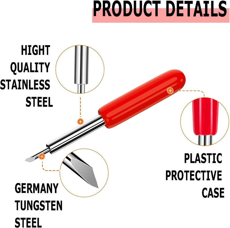 THANMAO 40 Pcs Replacement Blades Compatible with Explore Air 2/Air 3 /Maker/Maker 3 /4Cutting Machines-includ 40 PCS Deep Cut Blades - Image 4